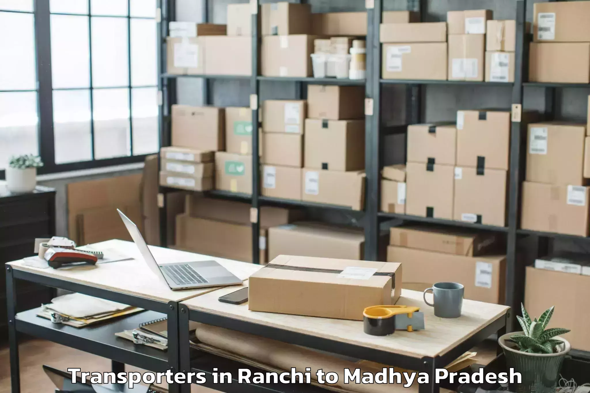 Book Ranchi to Daboh Transporters Online